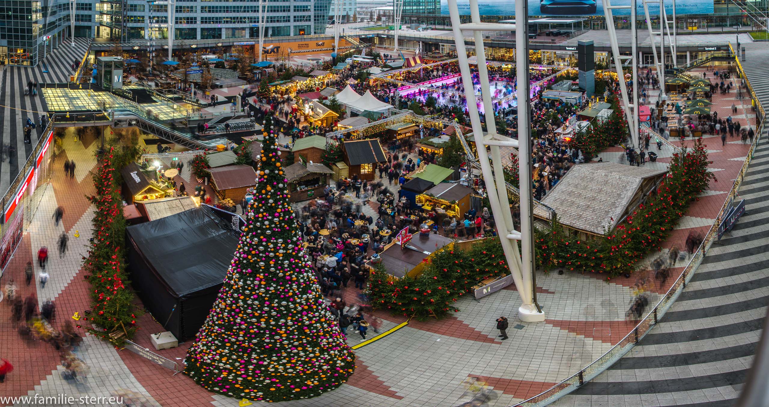 Wintermarkt am Flughafen München